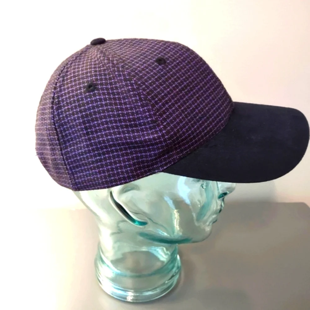 Toppers Tweed Baseball Hat Purple
